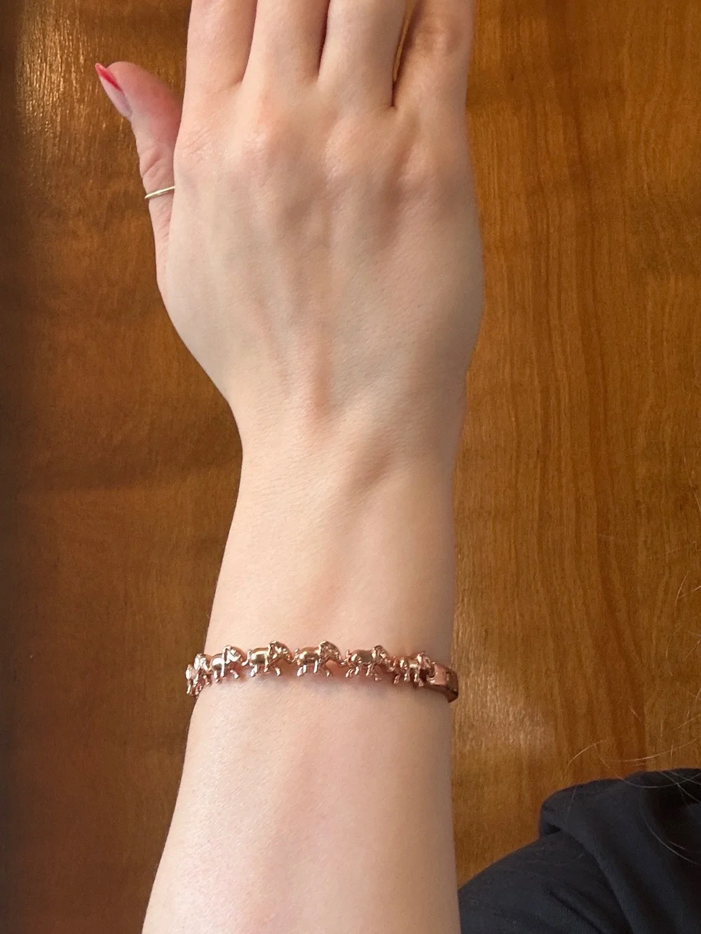 kate spade Rose Gold Elephant Link Bracelet
